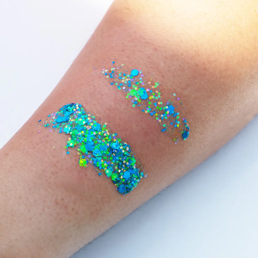 Sparkling Blue Gezicht Glitters
