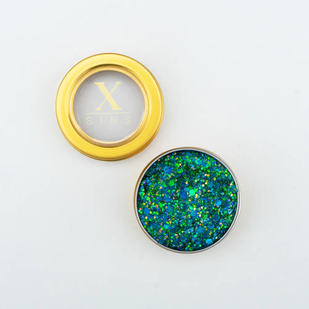 Sparkling Blue Gezicht Glitters