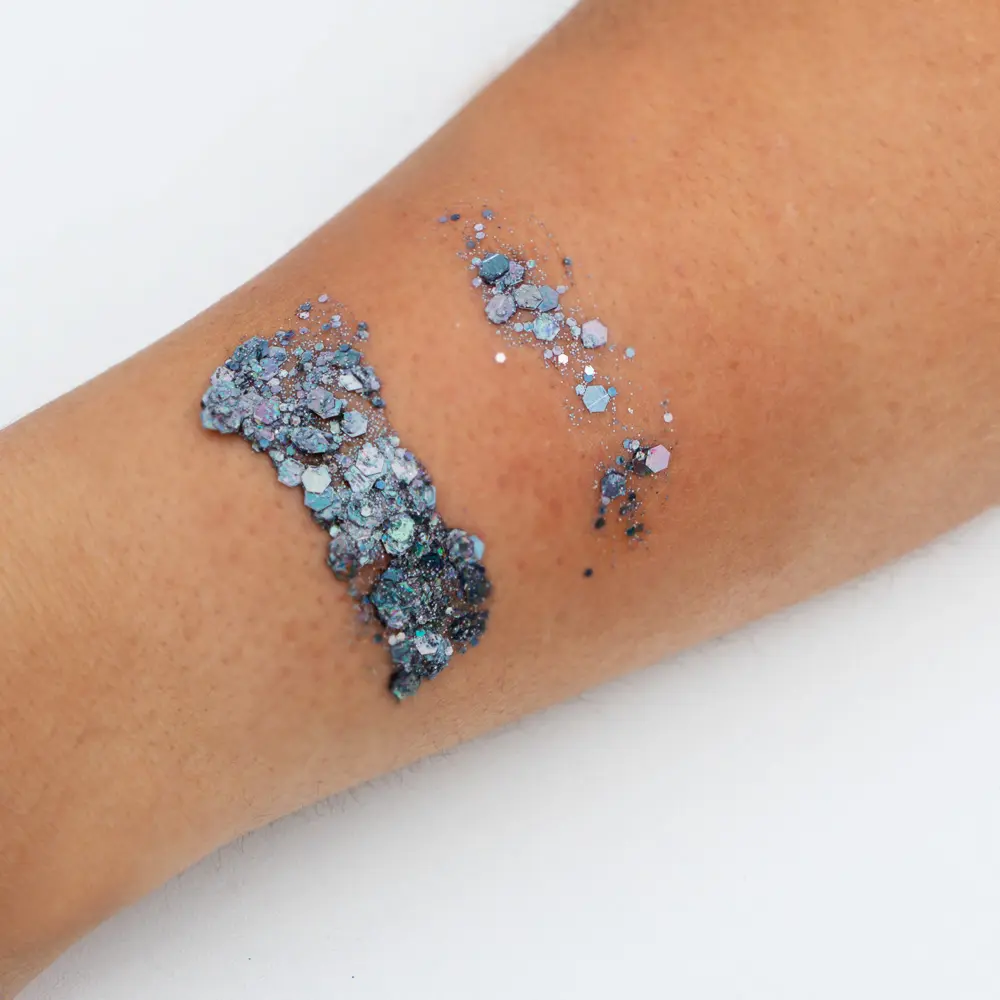 XS 02 Grijs Gezicht Glitters