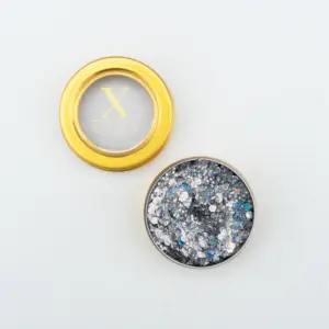 XS 01 Zilver Gezicht Glitters