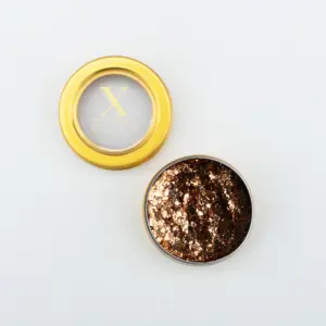 XS 10A Oranje Goud Gezicht Glitters