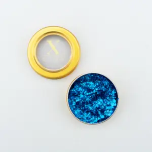 XS 22 Blauw Gezicht Glitters
