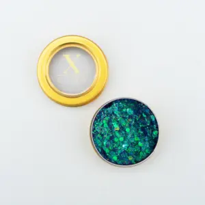 XS 24 Zeemeermin Blauw Gezicht Glitters