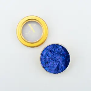 XS 25 Donker Blauw Gezicht Glitters