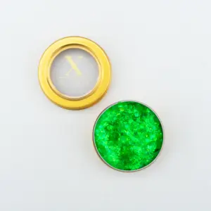 XS 28 Fel Groen Gezicht Glitters