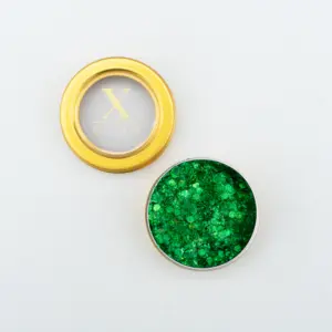 XS 30 Gras Groen Gezicht Glitters