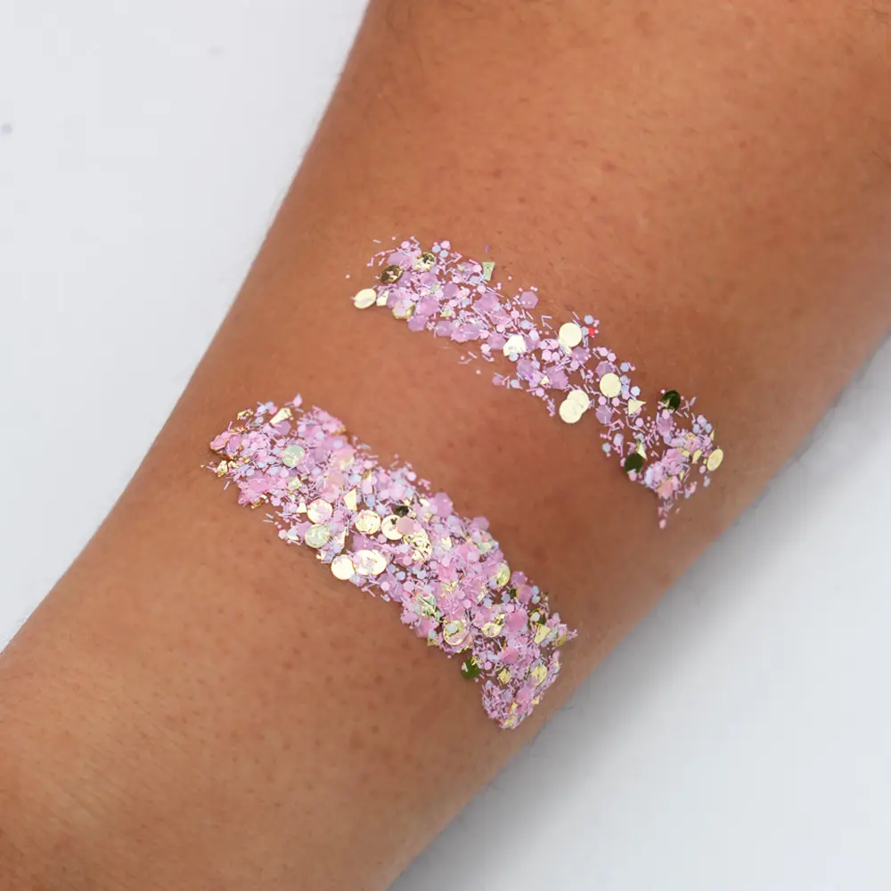 Blossom Pink Gezicht Glitters