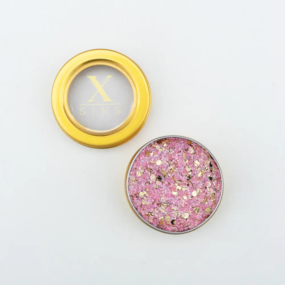 Blossom Pink Gezicht Glitters