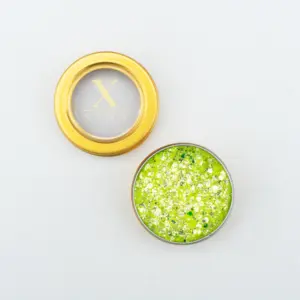 Lemon Yellow Gezicht Glitters