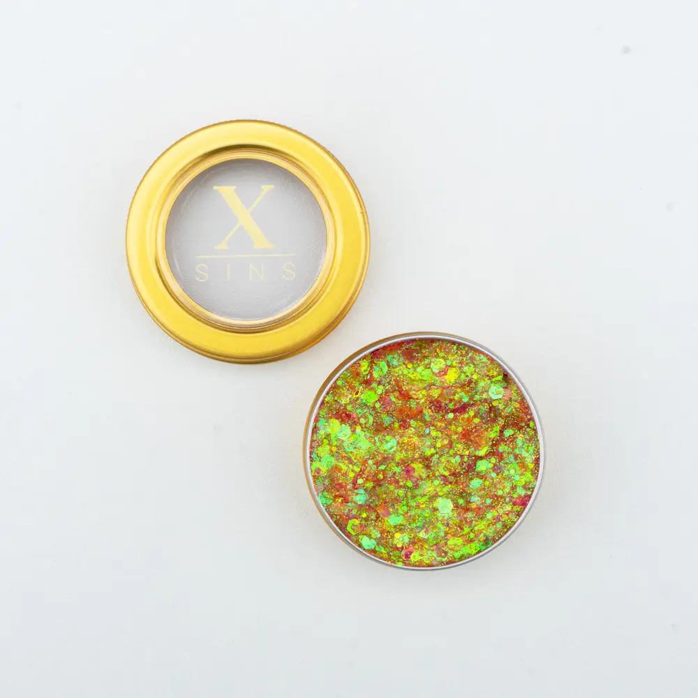 Crazy Neon Gezicht Glitters