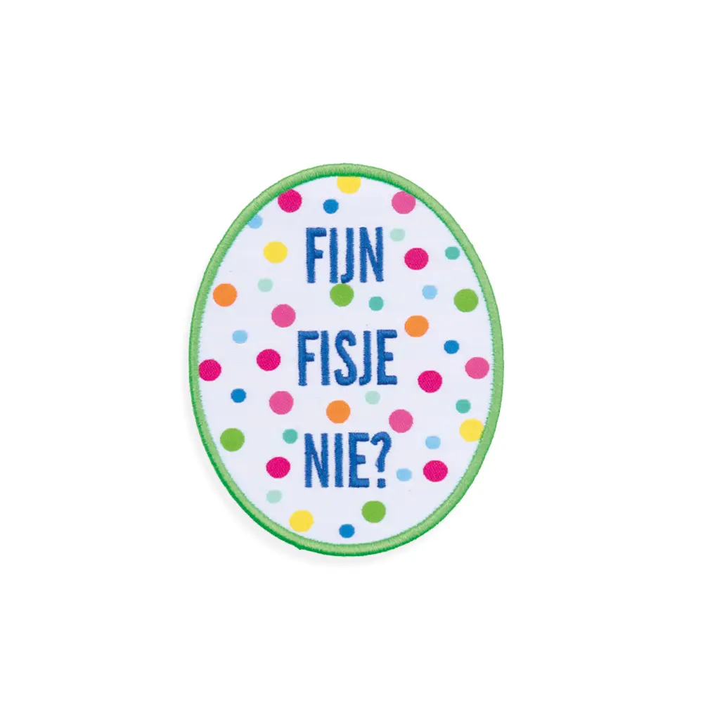 Embleem Fijn fisje nie (stippen)