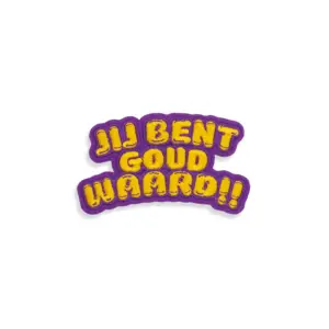 Embleem Jij bent goud waard